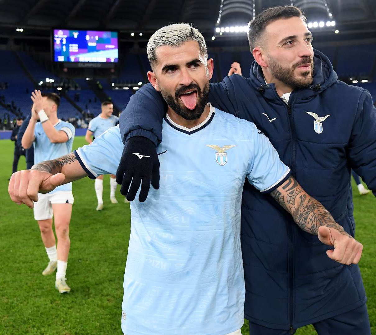 Elseid Hysaj, il terzino piace al Lecce (foto x Lazio)