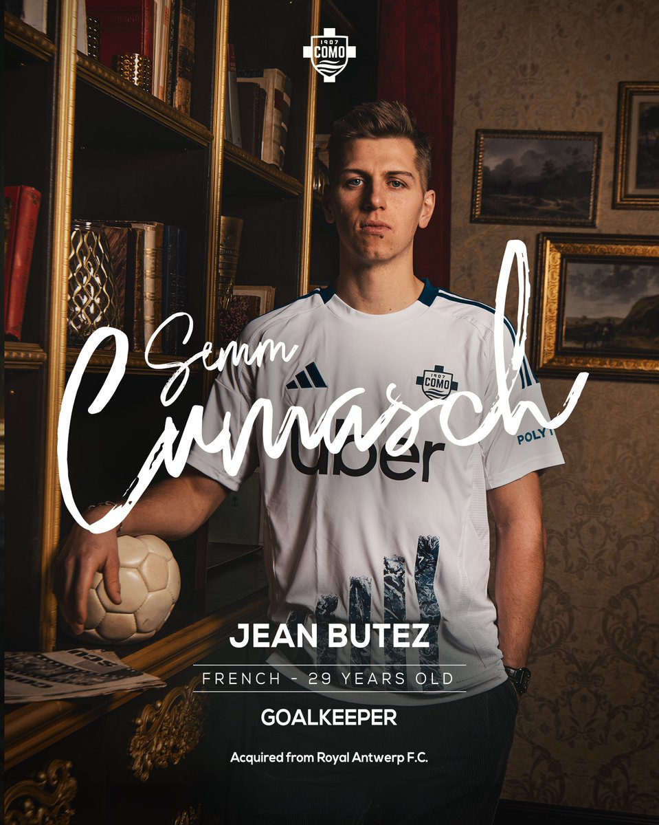 Jean Butez, nuovo portiere del Como (foto x Como)