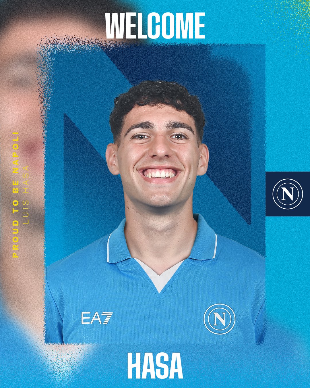Luis Hasa, nuovo innesto del Napoli (foto X Napoli)