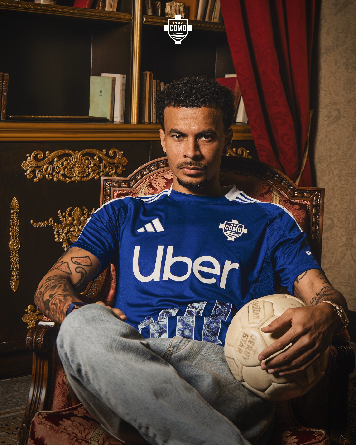 Dele Alli, nuovo giocatore del Como (foto x Como)