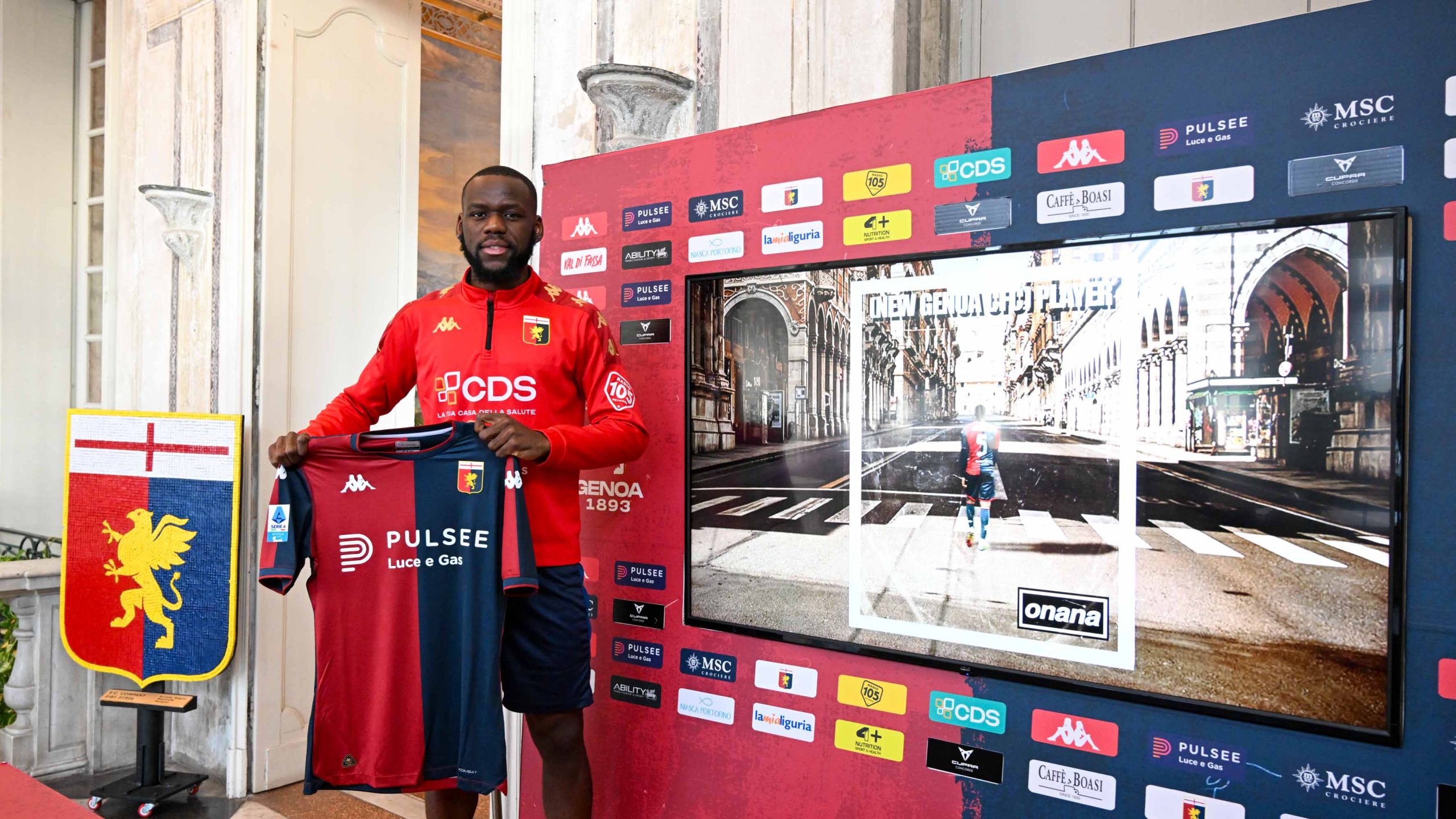 Jean Onana, centrocampista del Genao (foto Genoa)