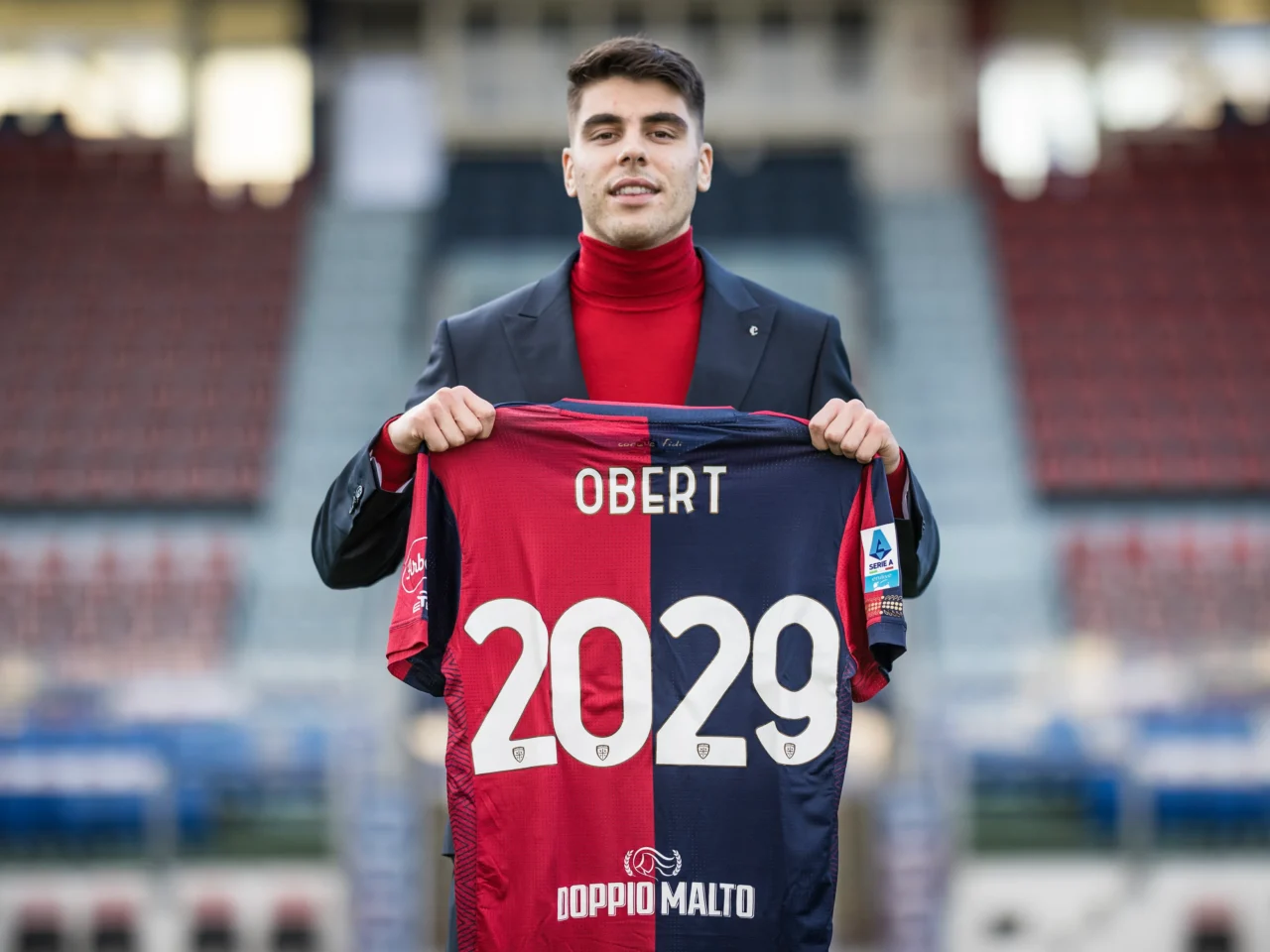 Adam Obert, difensore del Cagliari (foto sito Cagliari)