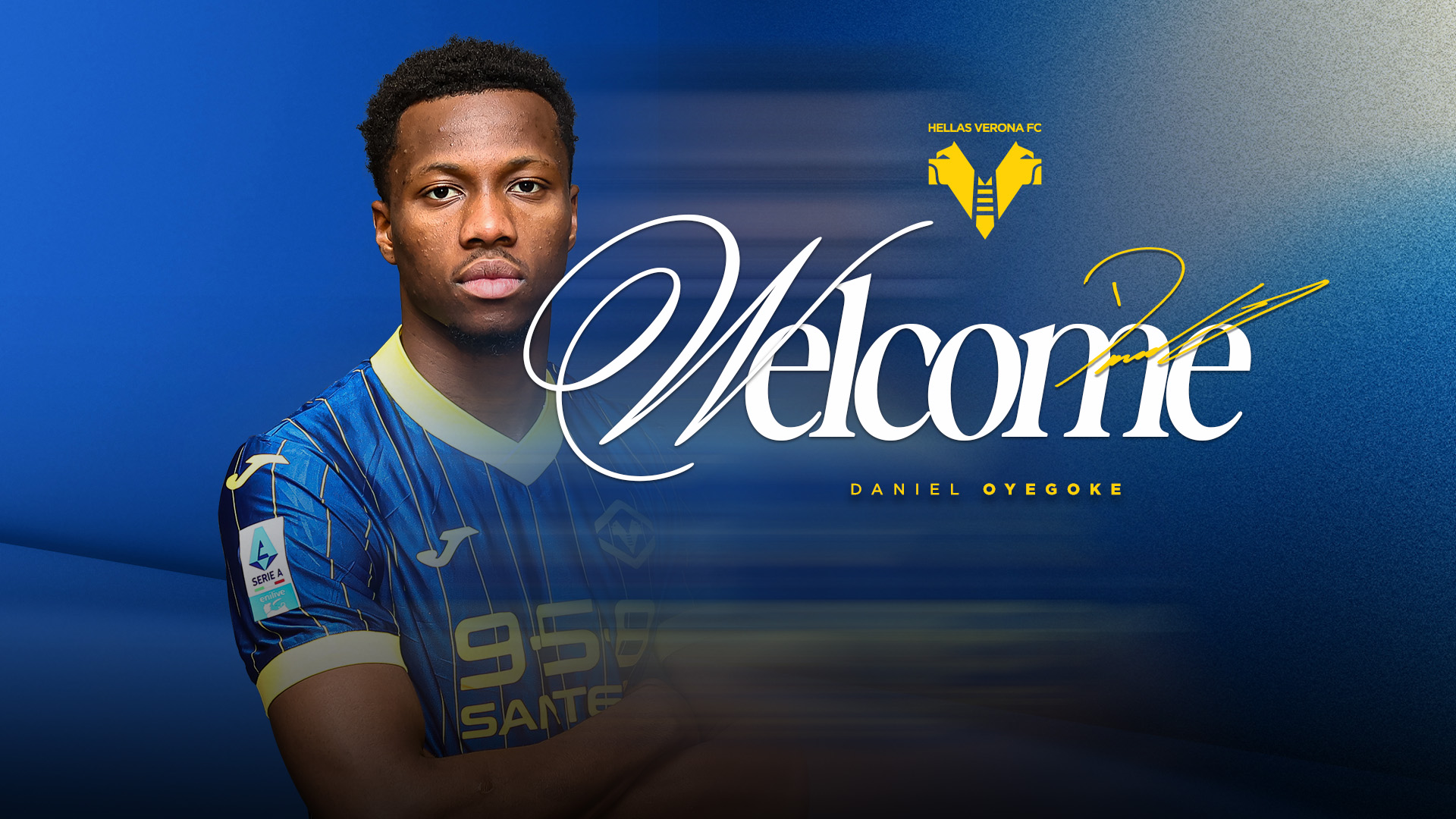 Daniel Oyegoke, difensore Hellas Verona (foto sito Hellas)