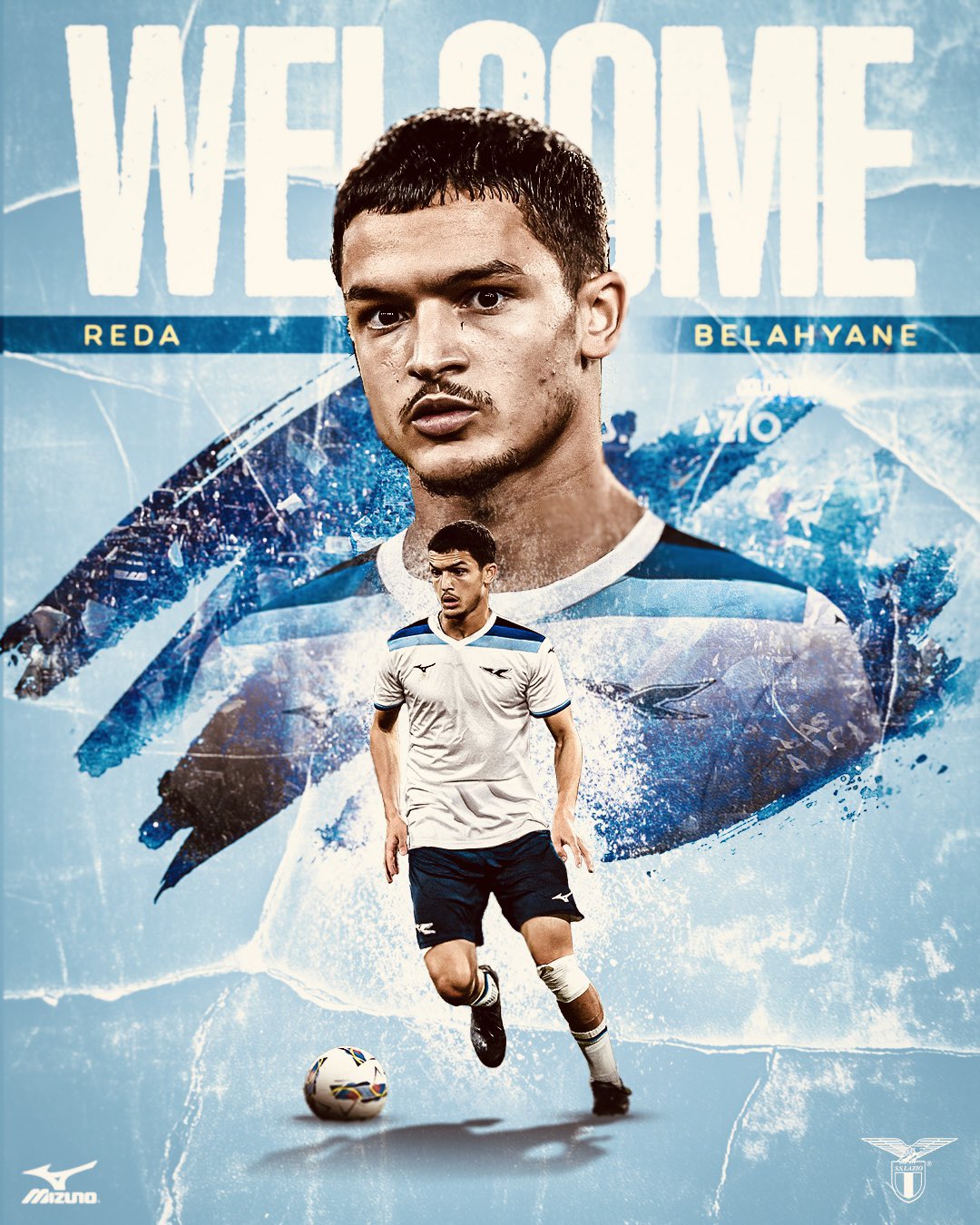 Reda Belahyane, centrocampista della Lazio (foto Lazio x)