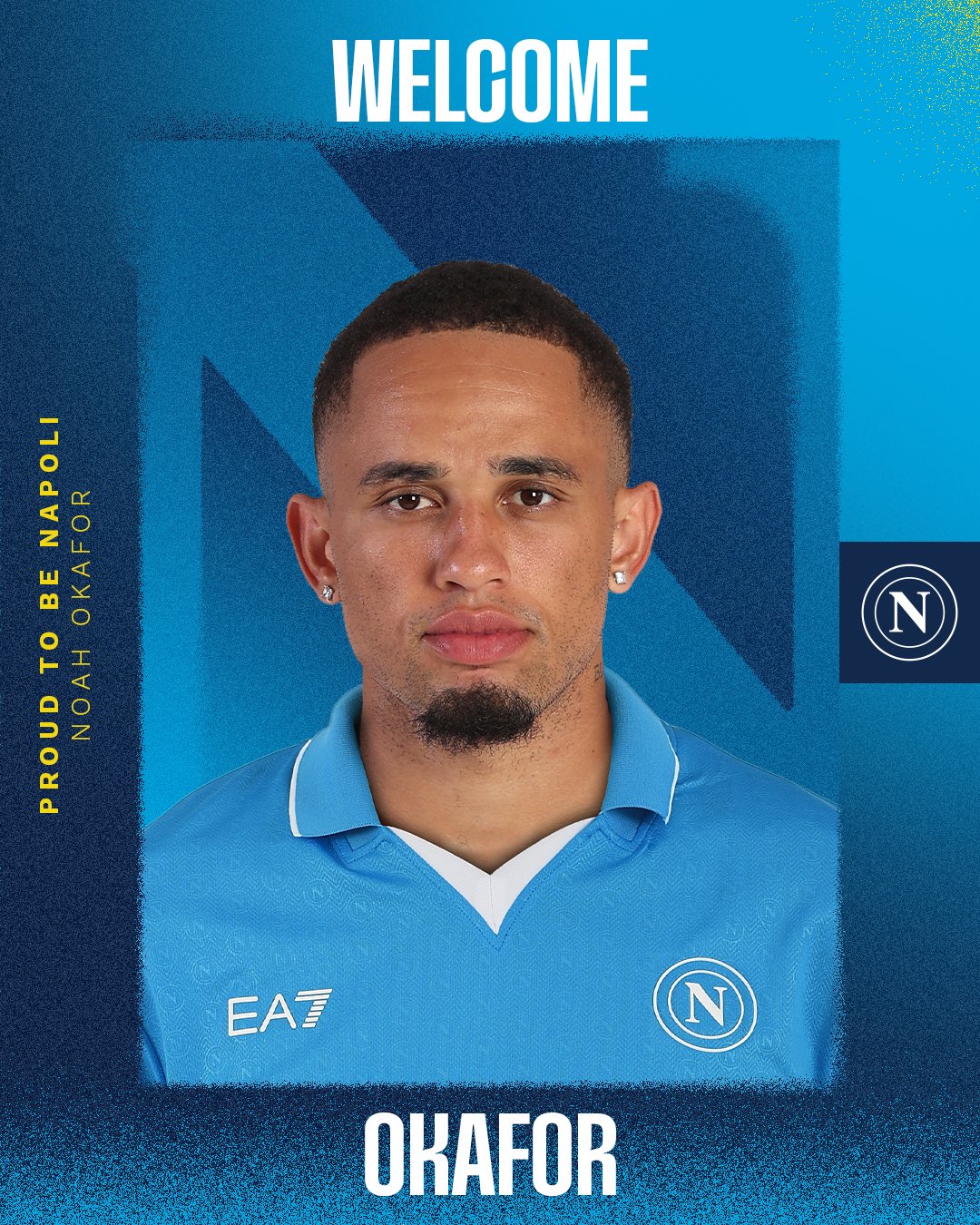 Noah Okafor, nuovo attaccante del Napoli (foto x Napoli)