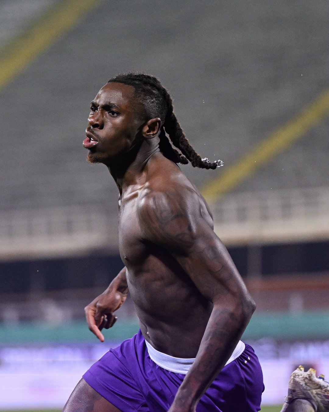 Moise Kean, attaccante della Fiorentina (foto X Fiorentina)
