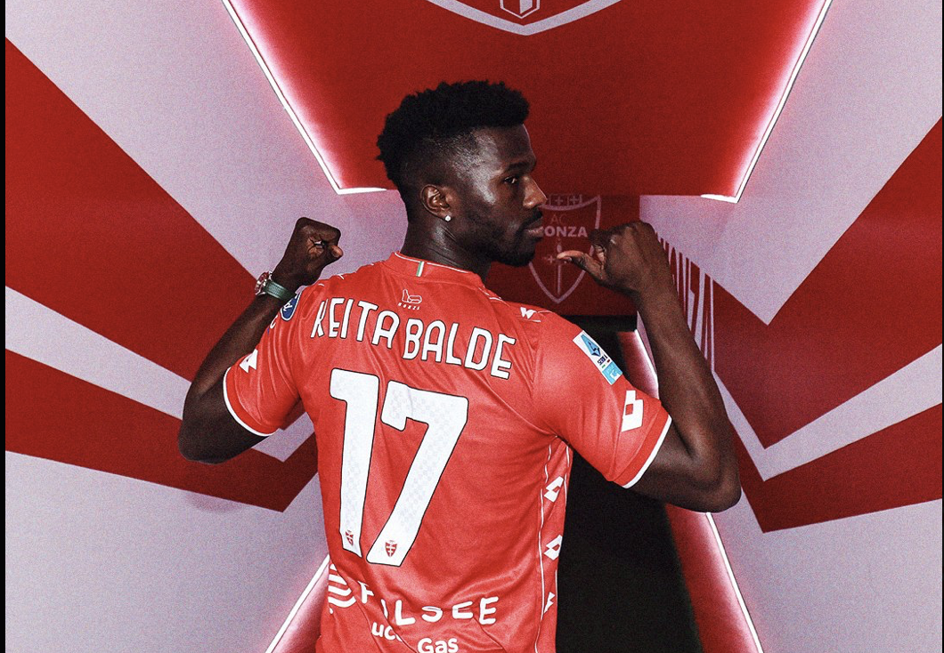 Keita Balde, attaccante del Monza (foto x Monza)