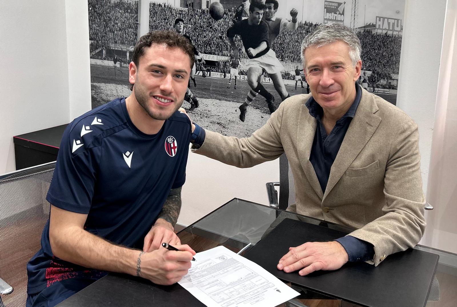 Davide Calabria, terzino del Bologna (sitoweb Bologna)