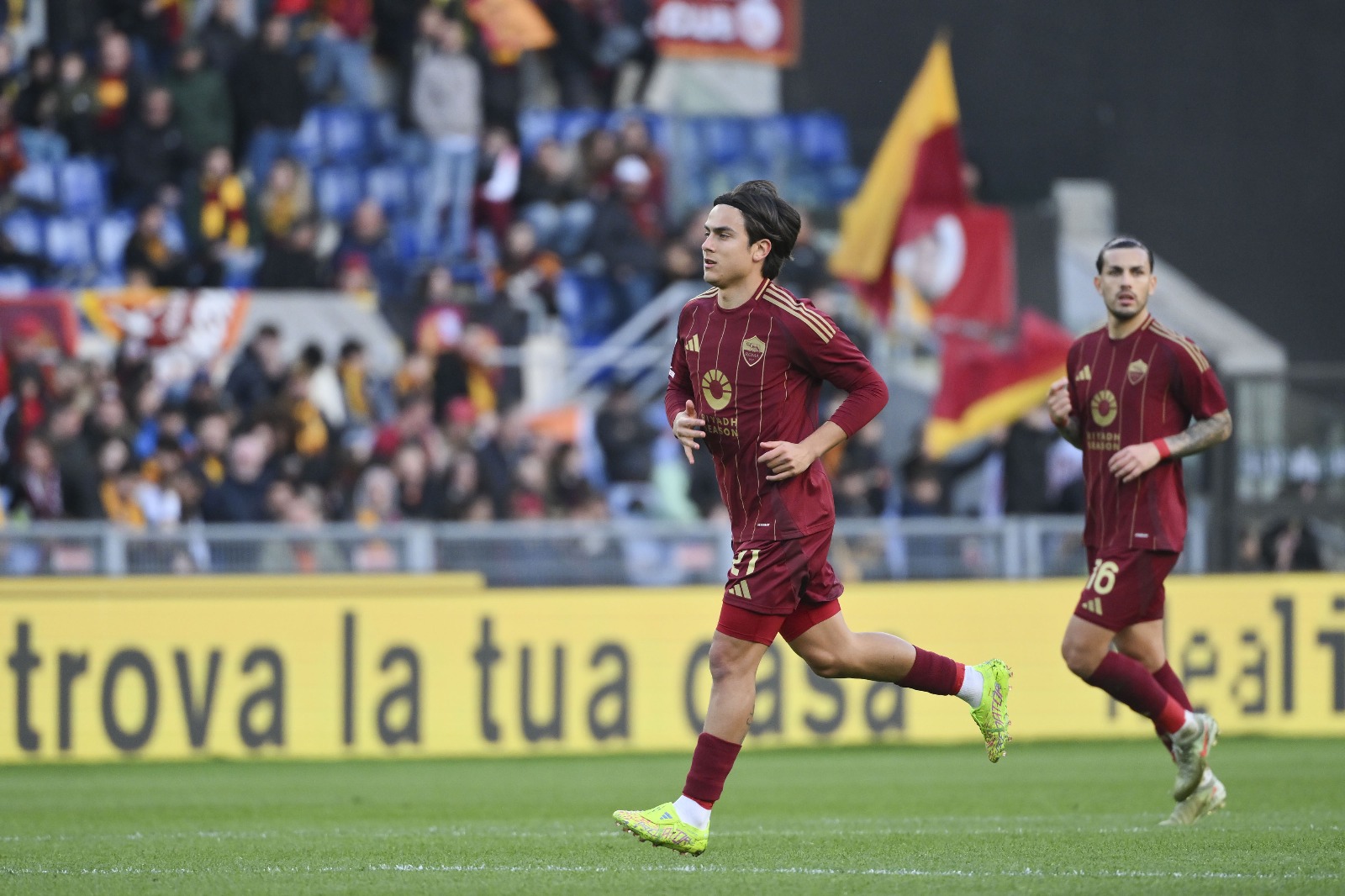 Paulo Dybala, attaccante della Roma (foto AS Roma)
