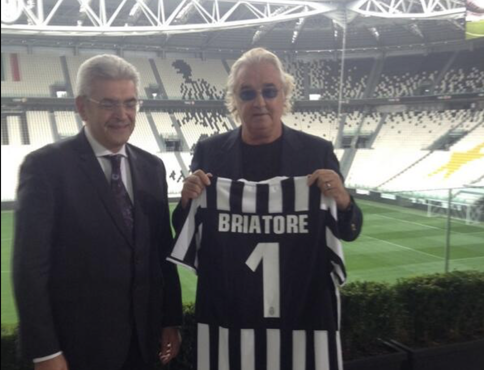 Flavio Briatore, tifoso della Juventus