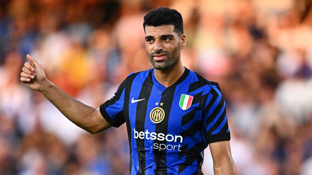 Mehdi Taremi, attaccante dell'Inter (foto Inter)