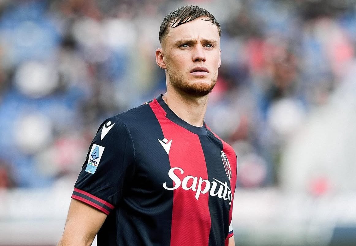 Sam Beukema, difensore del Bologna (foto X Bologna)