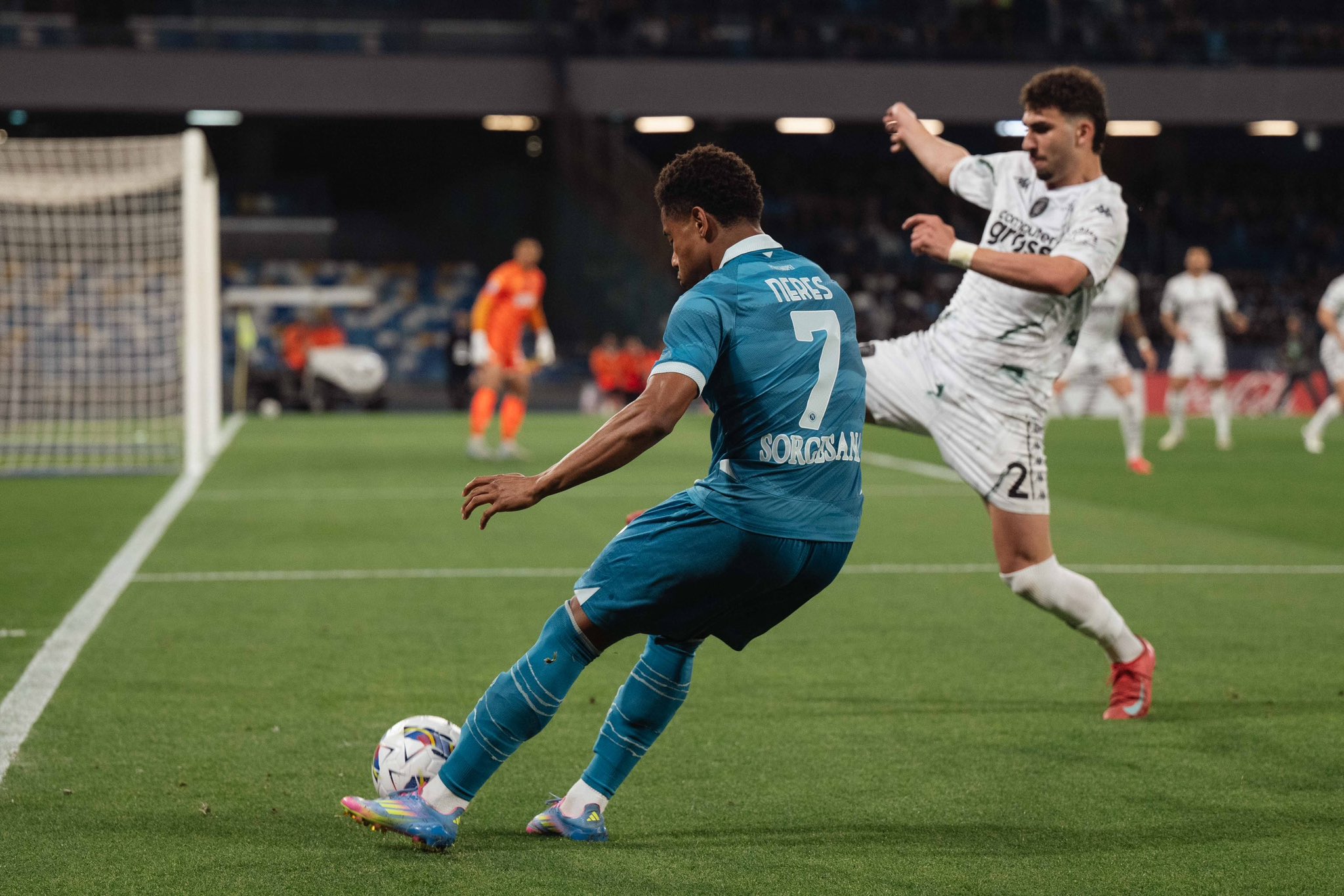 David Neres, Napoli (foto X Napoli)
