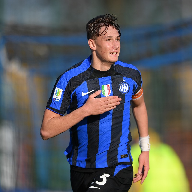 Francesco Pio Esposito, attaccante di proprietà dell'Inter (foto Inter)