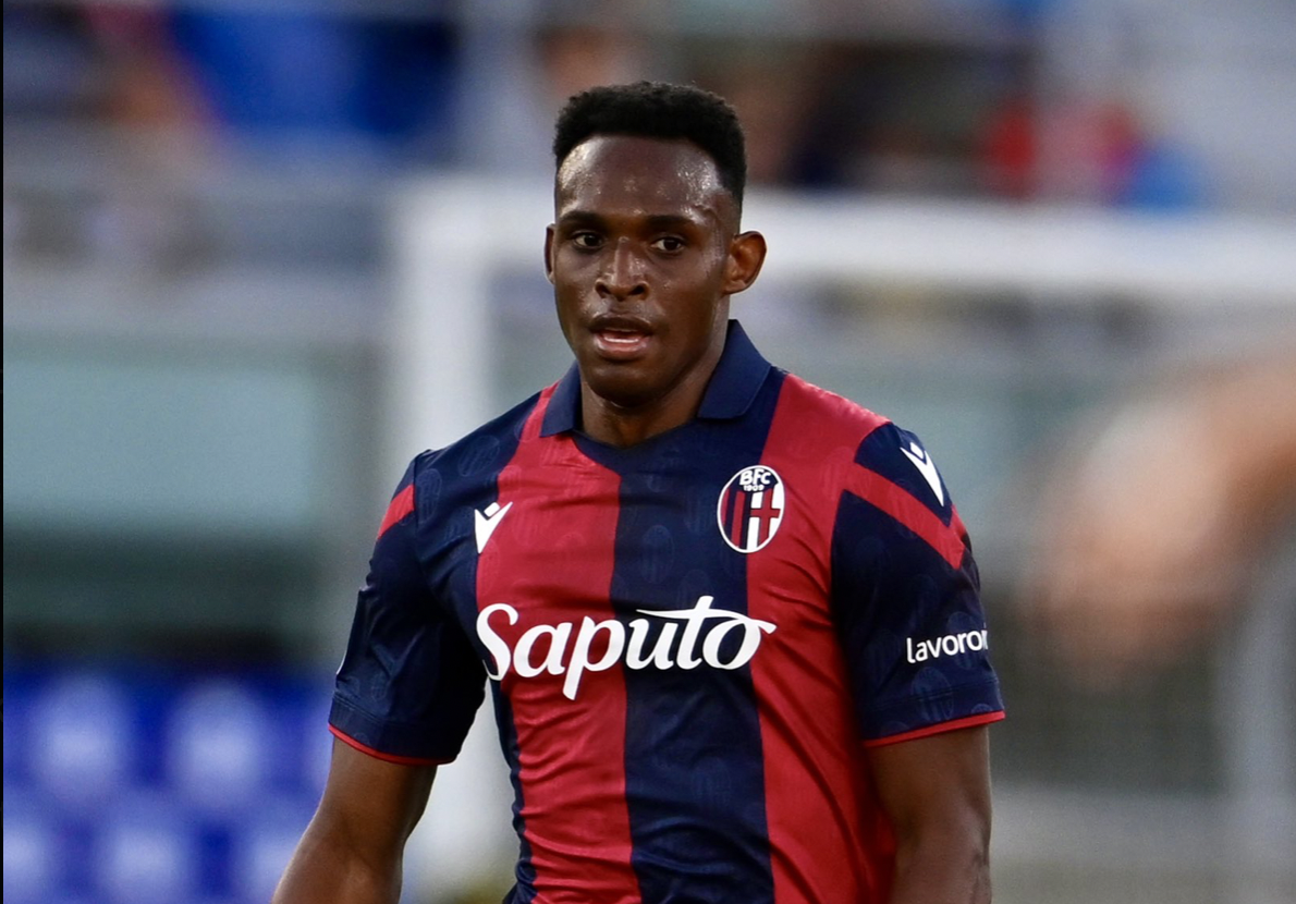 Jhon Lucumí, difensore del Bologna (foto X Bologna)