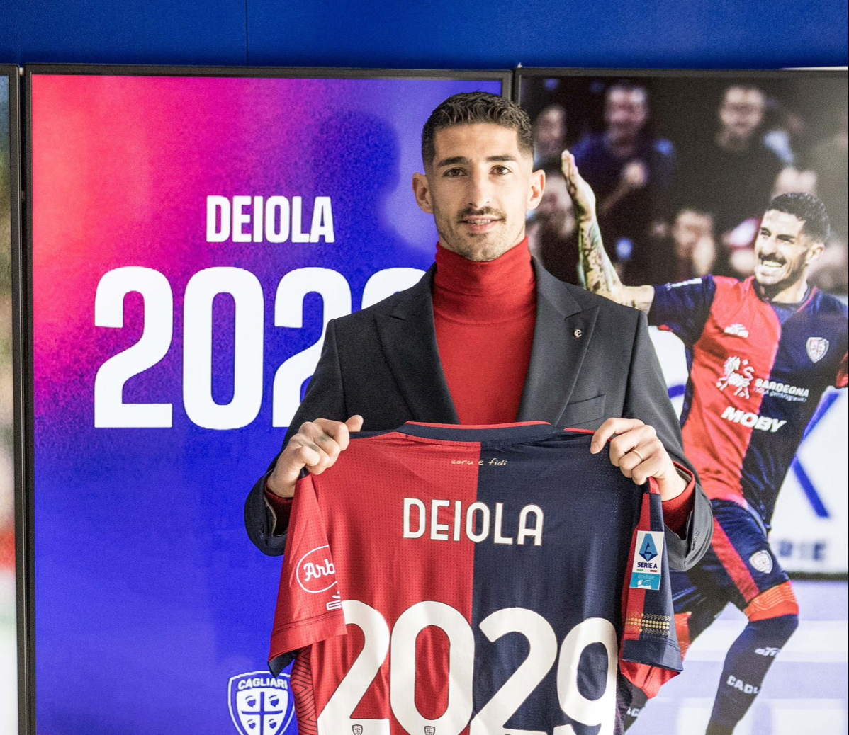 Alessandro Deiola, calciatore del Cagliari (foto X Cagliari)