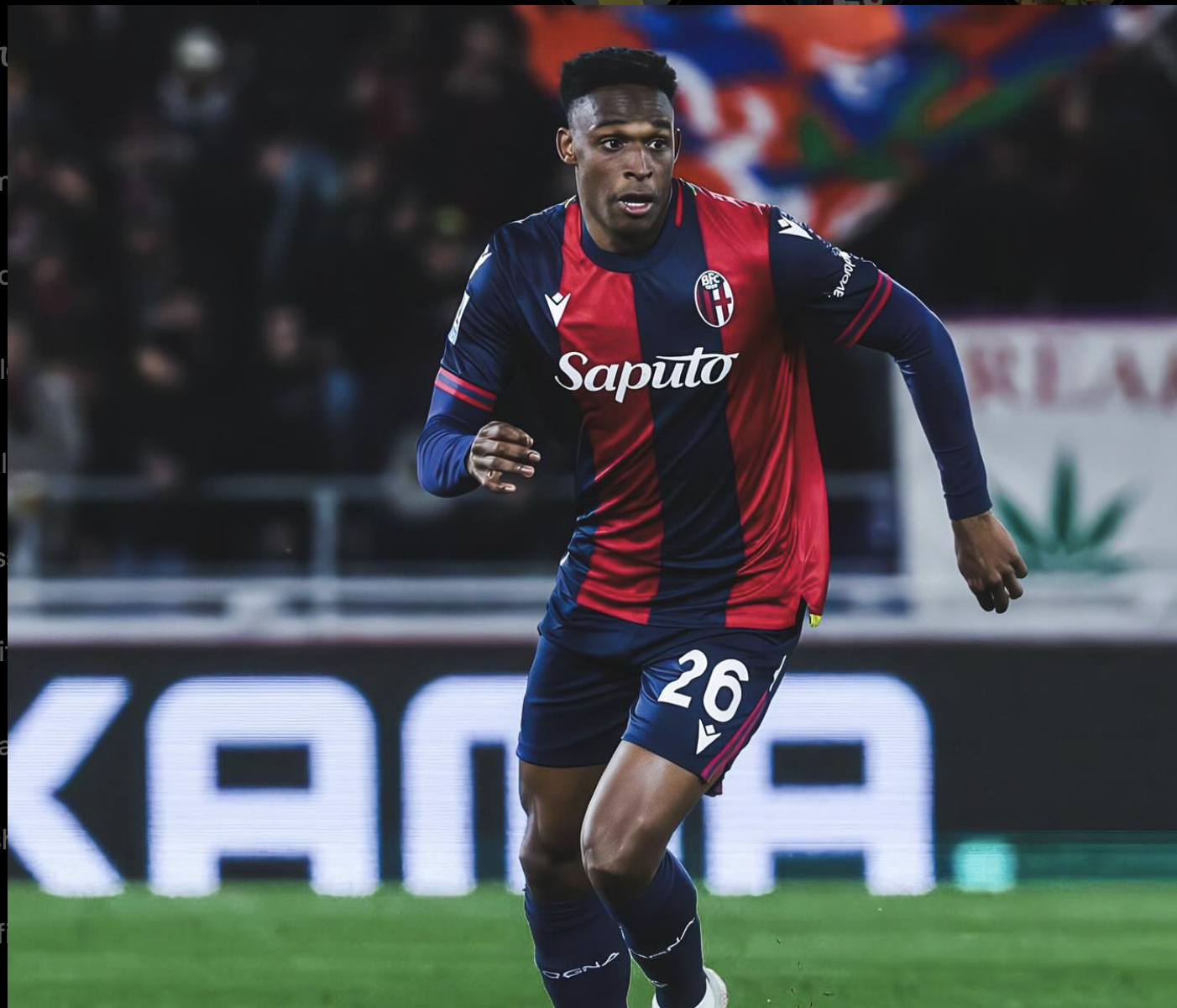 Jhon Lucumí, difensore del Bologna (foto IG Lucumì)