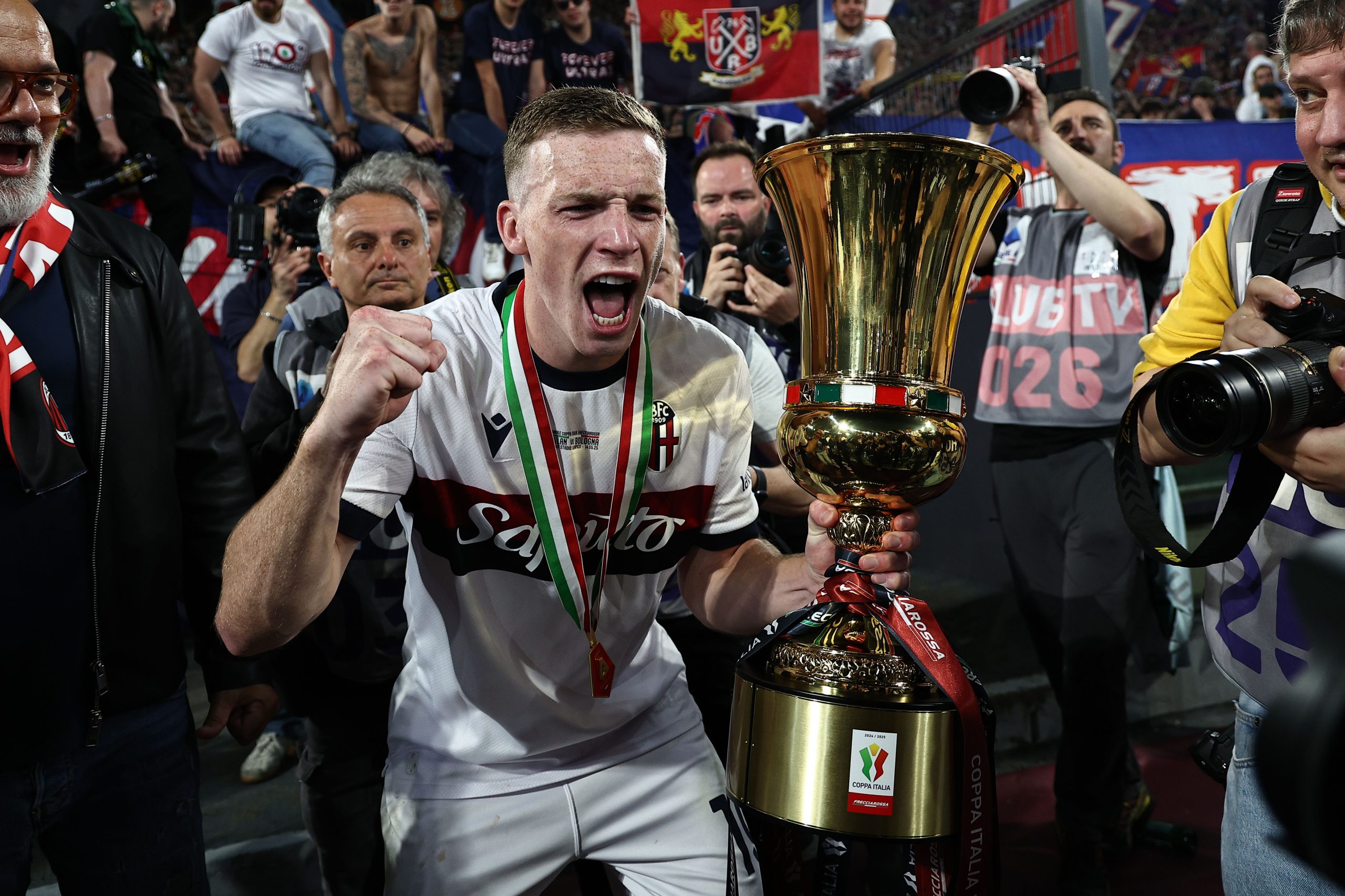 Lewis Ferguson, centrocampista del Bologna (foto Bologna FC)