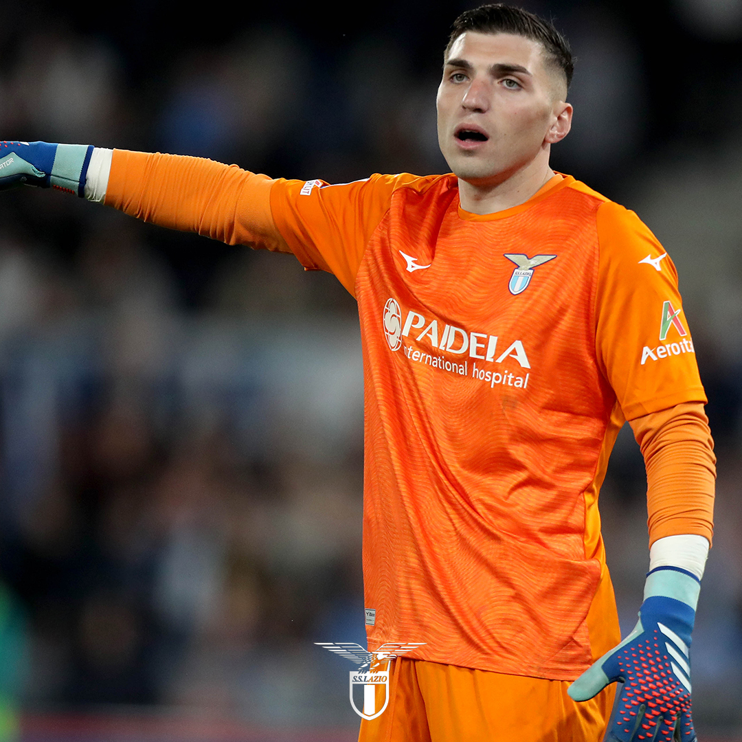 Chrīstos Mandas, portiere greco della Lazio (foto SS Lazio)