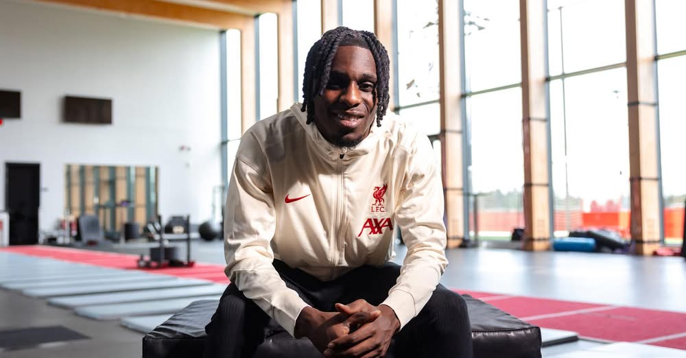 Jeremie Frimpong dal Bayer Leverkusen al Liverpool (foto Liverpool)