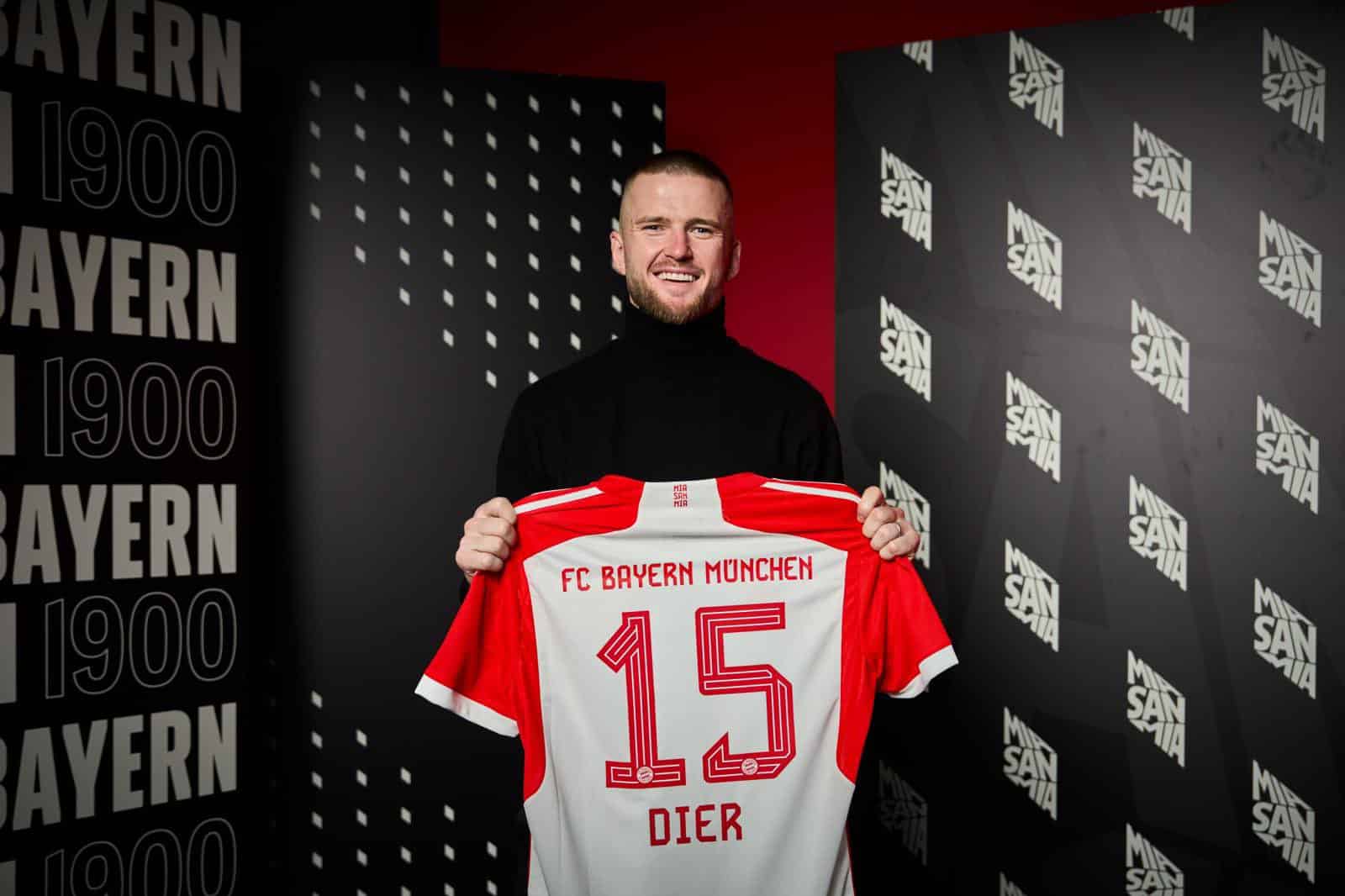 Eric Dier, difensore del Bayern Monaco (foto Bayern M.)