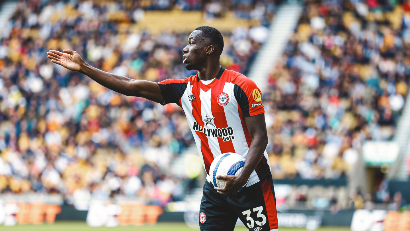 Michael Kayode, terzino del Brentford (foto Brentford)
