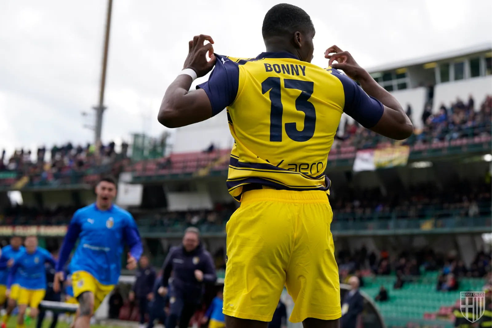 Ange-Yoan Bonny, attaccante francese del Parma (foto Parma)