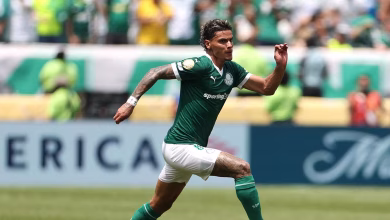 Richard Rios, centrocampista del Palmeieras (foto Sportmediaset)