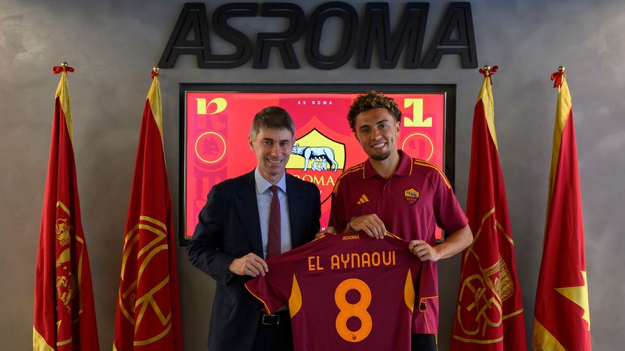 Neil El Aynaoui, nuovo calciatore della Roma (foto Roma)