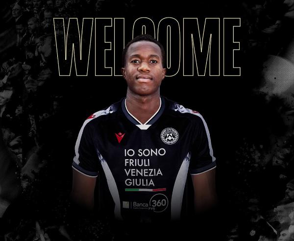 Abdoulaye Camara, nuovo centrocampista dell'Udinese (Foto Udinese)