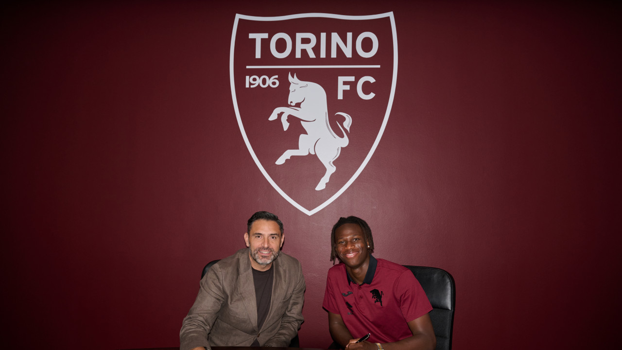 Alieu Njie, attaccante del Torino (foto Torino)