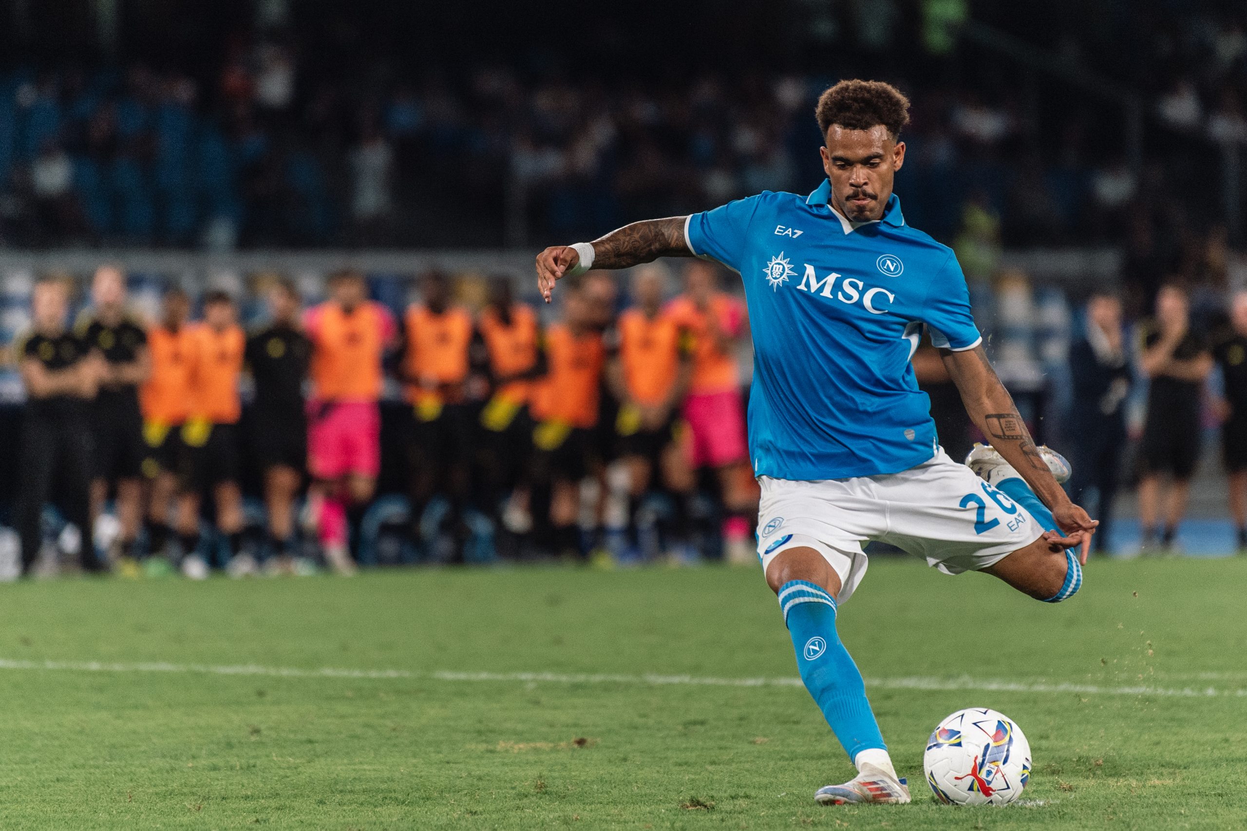 Cyril Ngonge, ala del Napoli (foto Napoli)