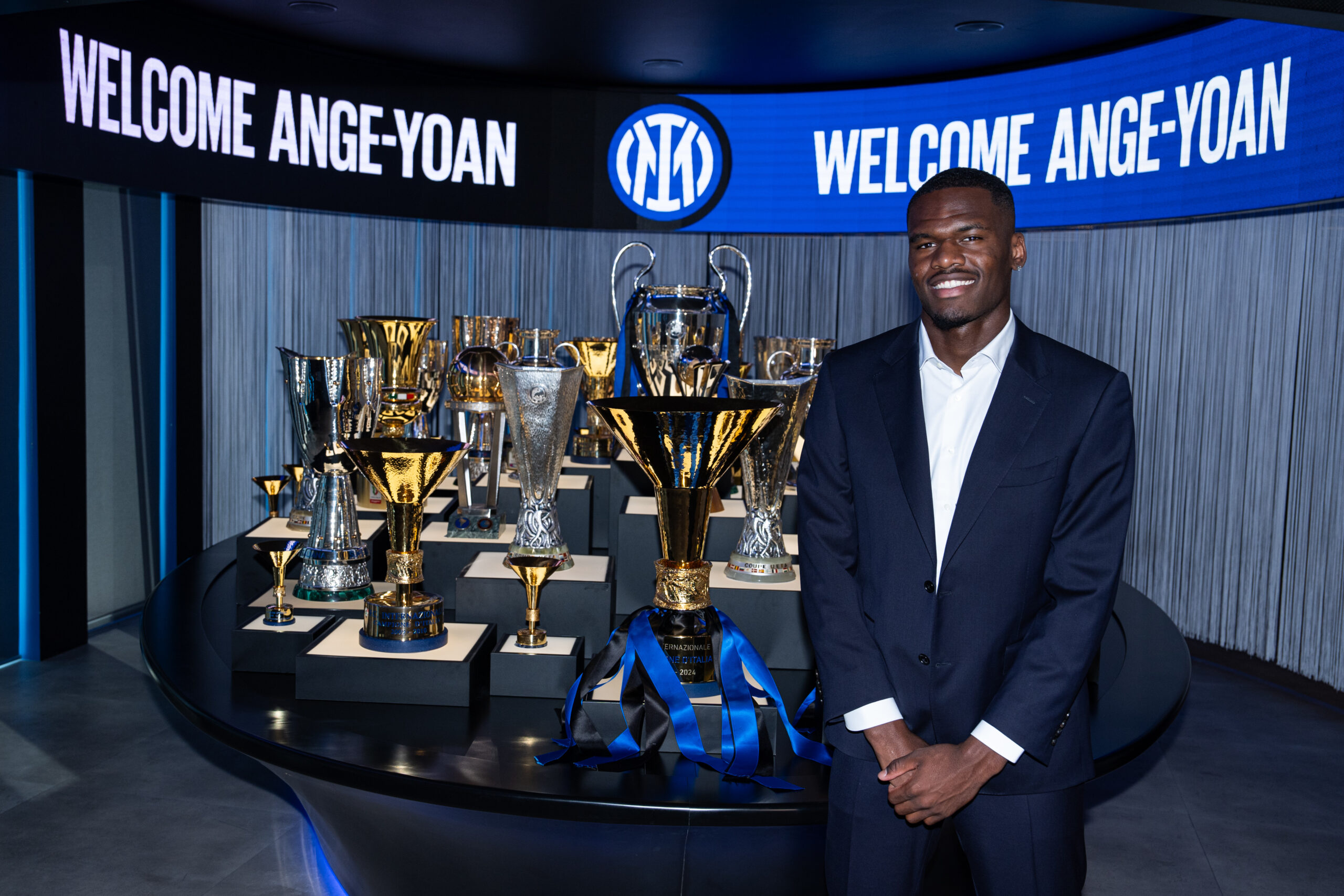 Ange-Yoan Bonny, attaccante dell'Inter (foto Inter)