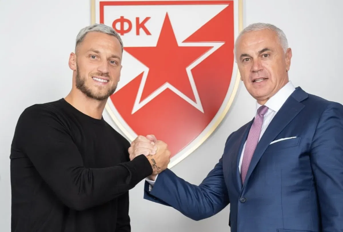Marko Arnautovic, attaccante Stella Rossa (FOTO STELLA ROSSA)