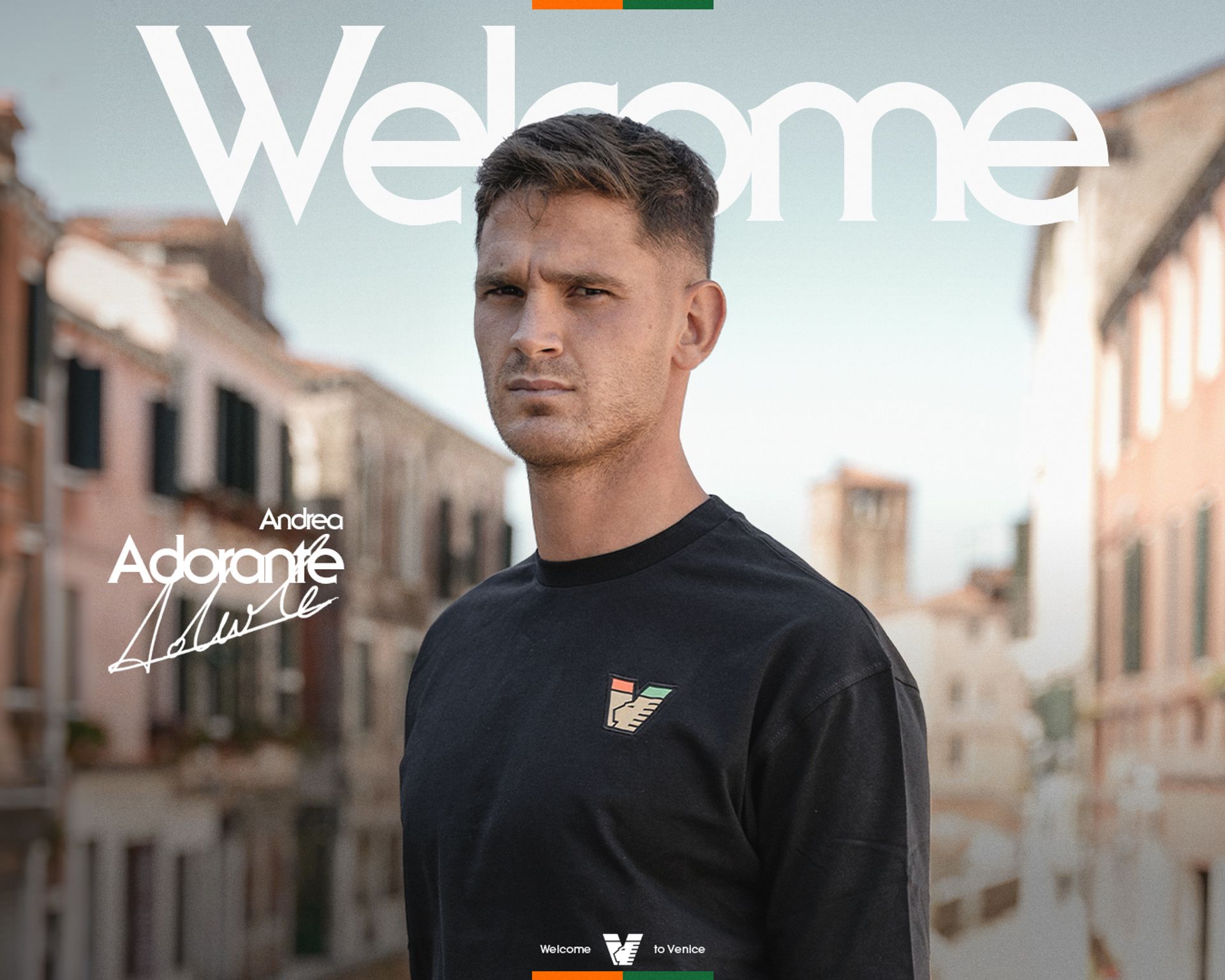 Andrea Adorante, attaccante del Venezia (foto Venezia)