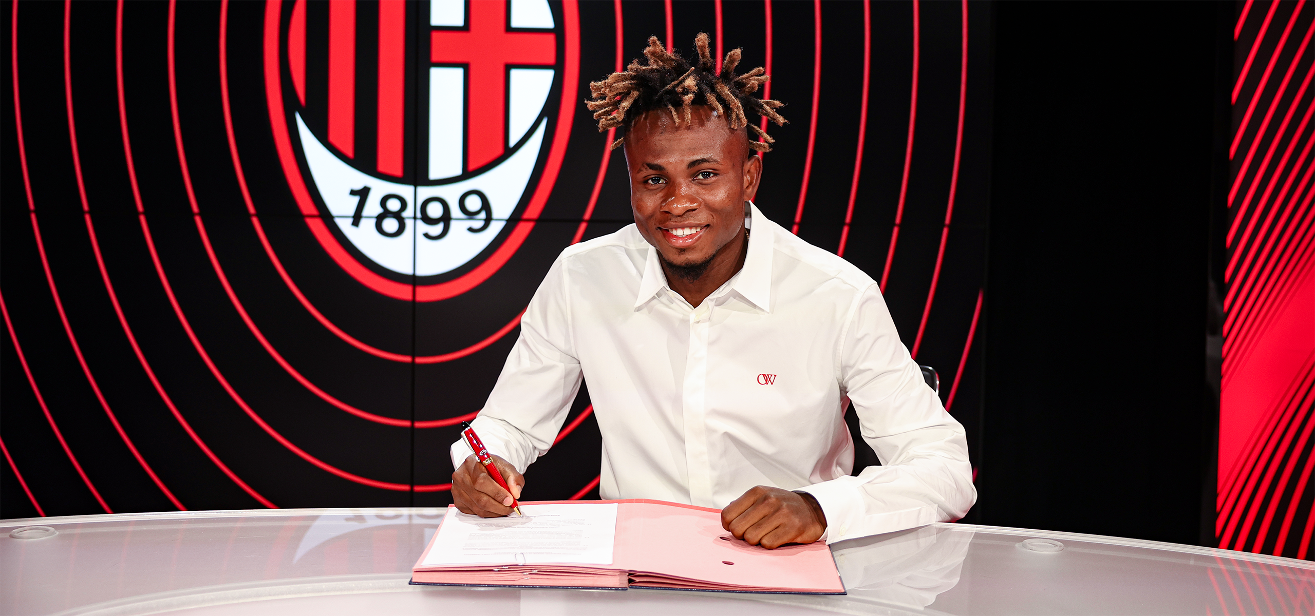 Samuel Chukwueze, attaccante del Milan (foto Milan)