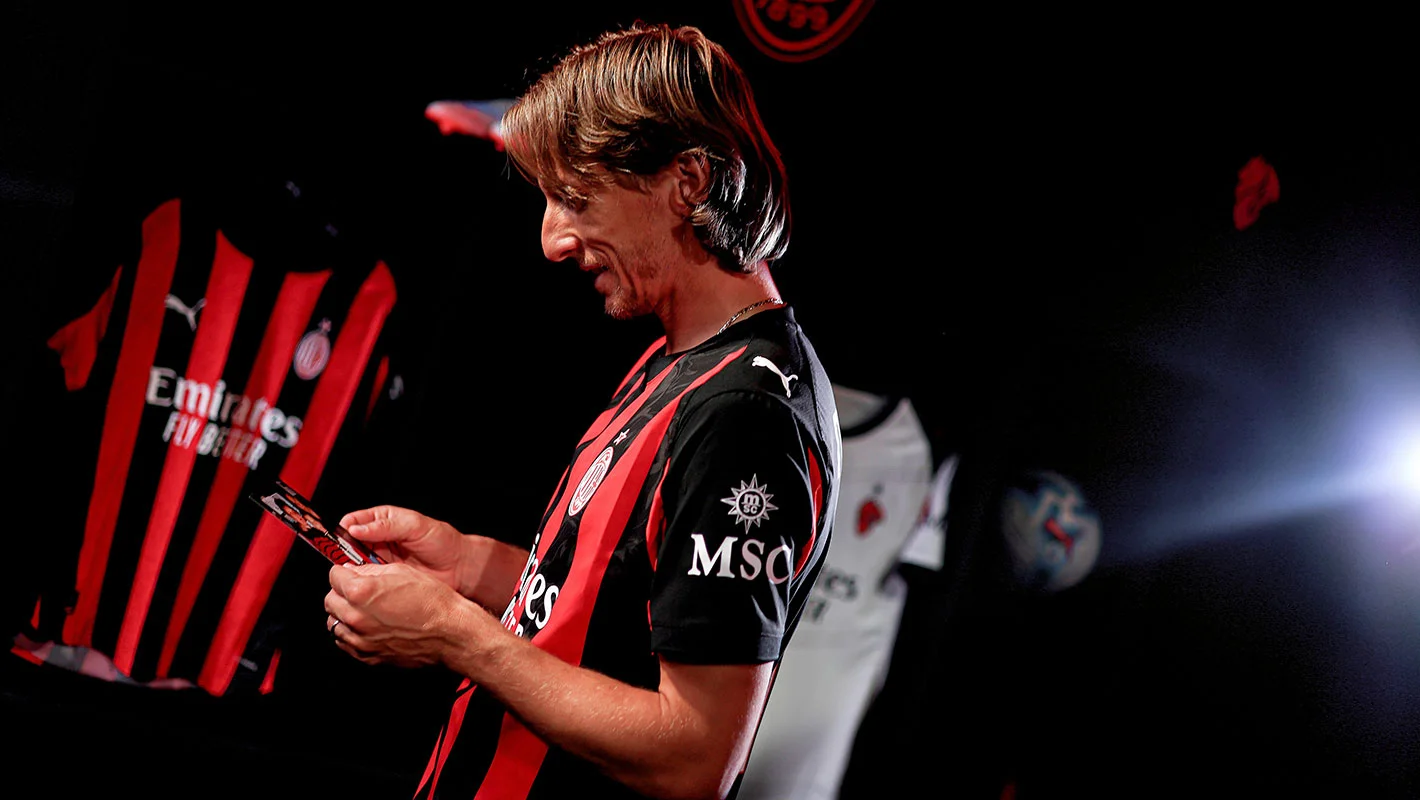 Luka Modric, centrocampista del Milan (foto Milan)