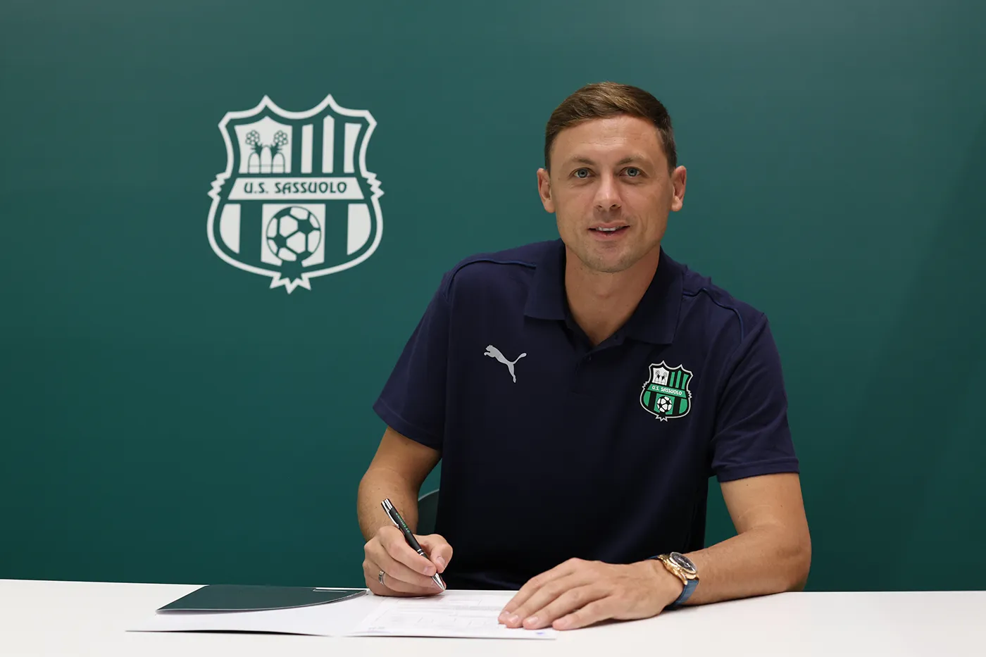 Nemanja Matić, nuovo centrocampista del Sassuolo (foto Sassuolo)