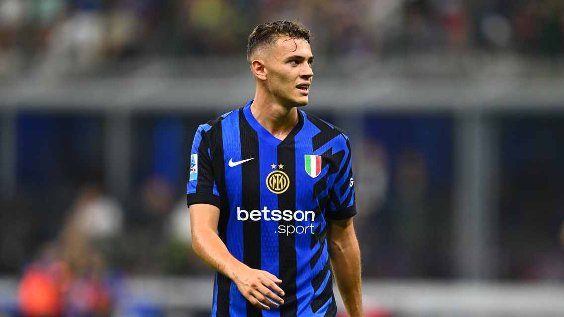 Kristjan Asllani, centrocampista dell'Inter (foto Inter)