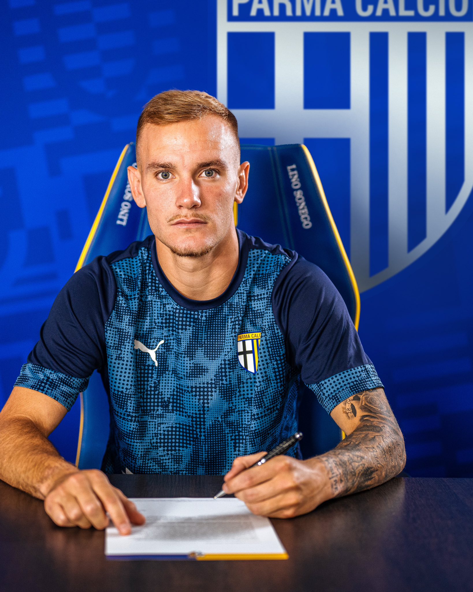 Matija Frigan, nuovo attaccante del Parma (foto Parma)
