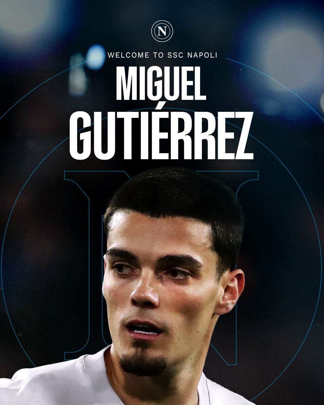 Miguel Gutiérrez, nuovo terzino del Napoli (foto Napoli)