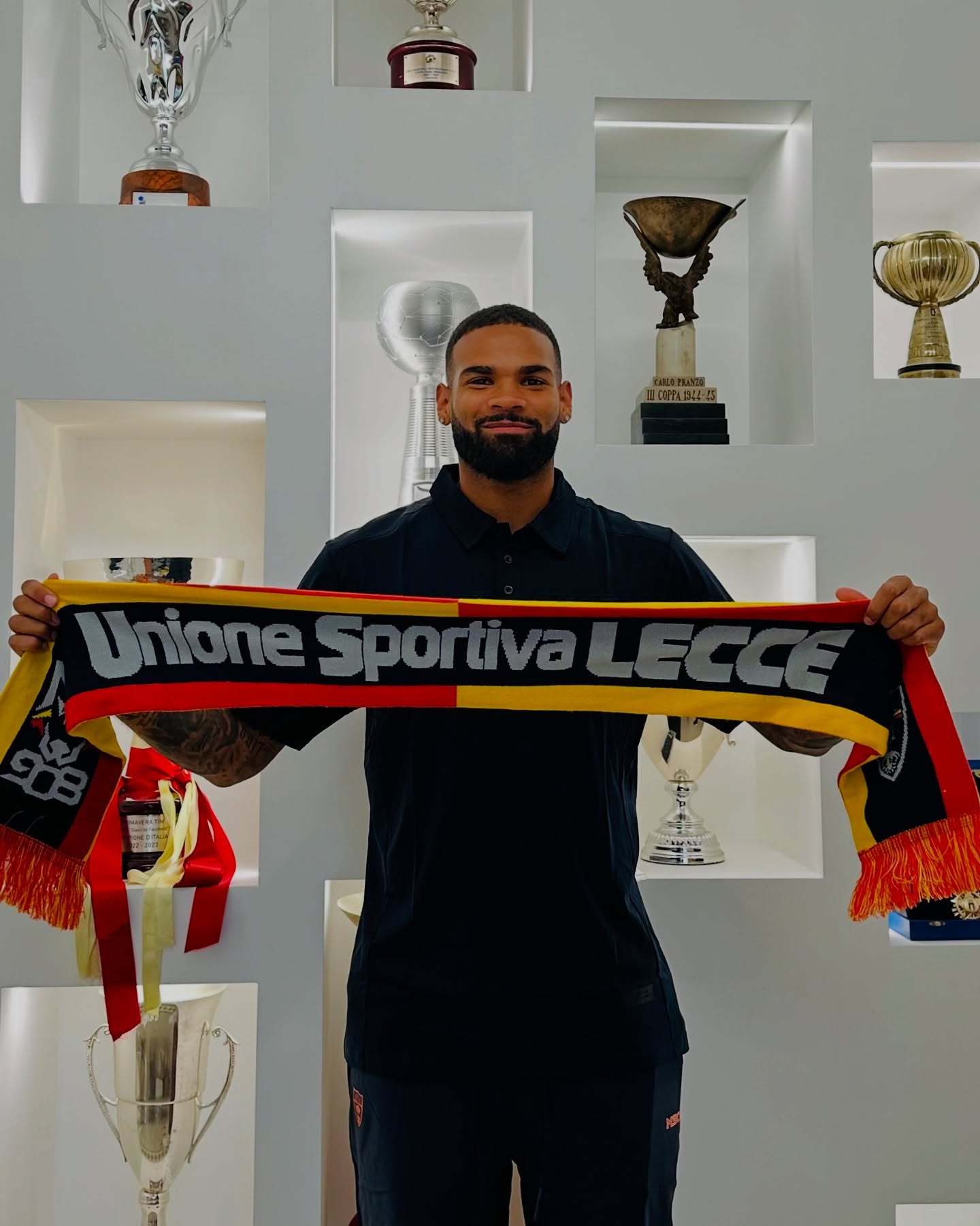 Jamil Siebert, nuovo difensore del Lecce (foto Lecce)