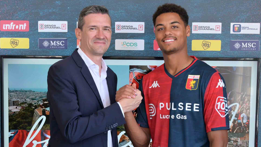 Koni De Winter, difensore belga del Genoa (foto Genoa)