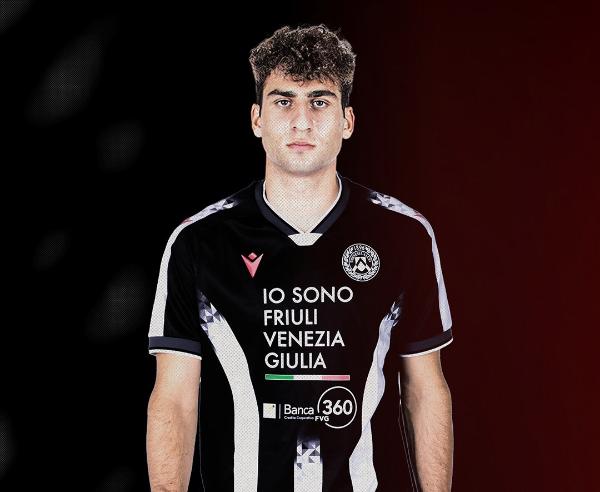 Saba Goglichidze con la maglia dell'Udinese (foto Udinese)