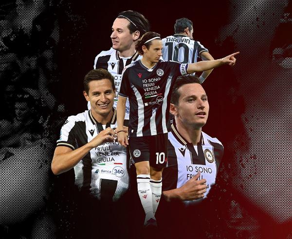 Florian Thauvin, ex attaccante dell'Udinese (foto Udinese)
