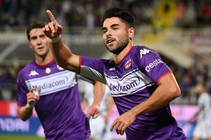 Riccardo Sottil, attaccante della Fiorentina (Foto Lega serie A)