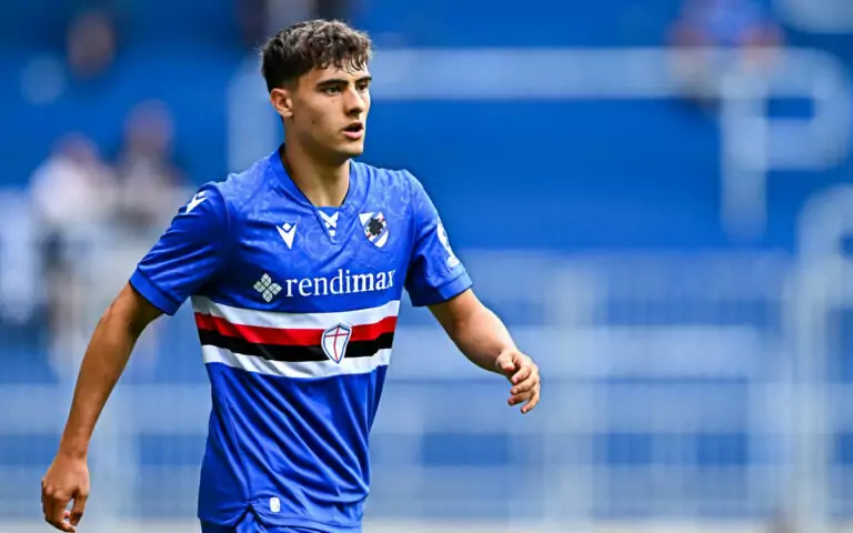 Francesco Conti, classe 2004 della Sampdoria (foto Sampdoria)