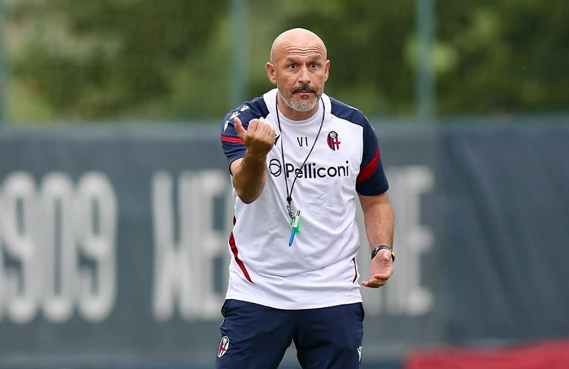 Vincenzo Italiano, allenatore del Bologna (foto Instagram Bolognafc)
