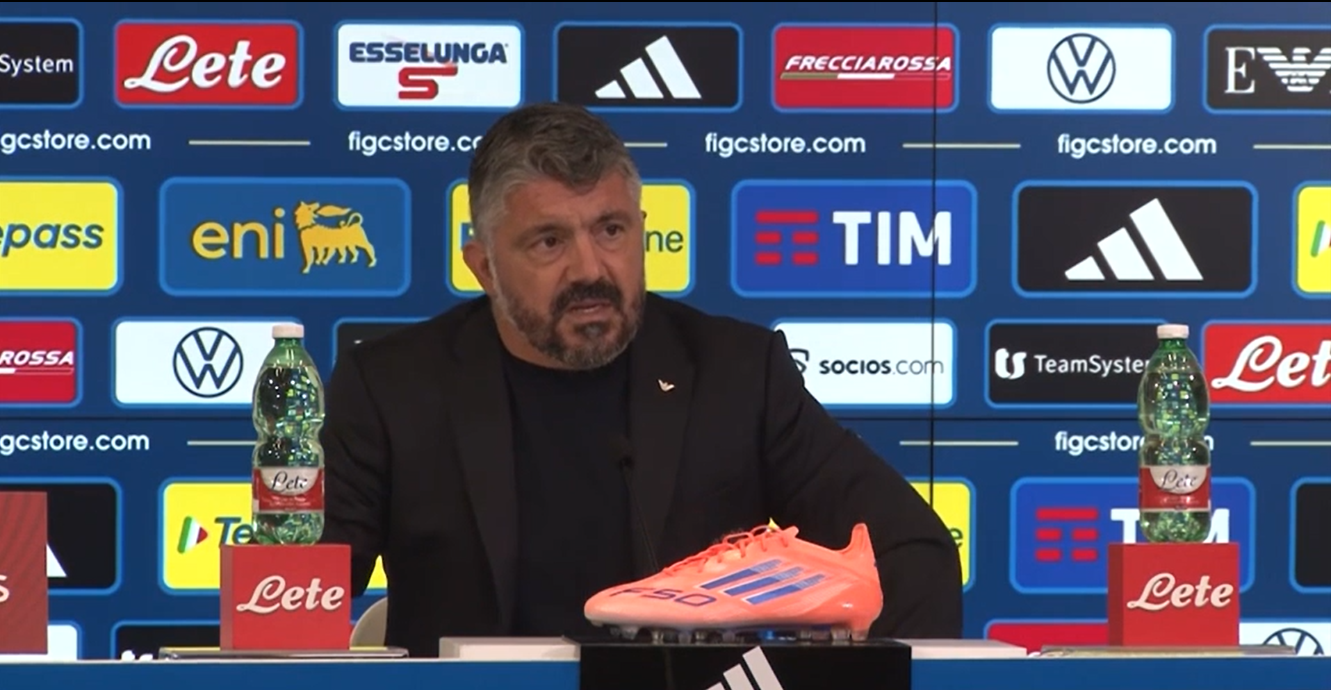 Gattuso in conferenza stampa pre Italia-Norvegia