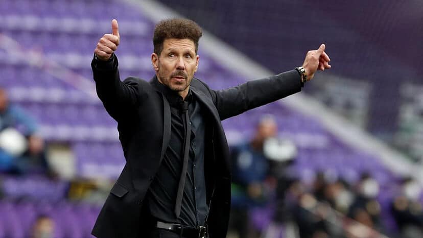 Diego Simeone allenatore dell'Atletico Madrid